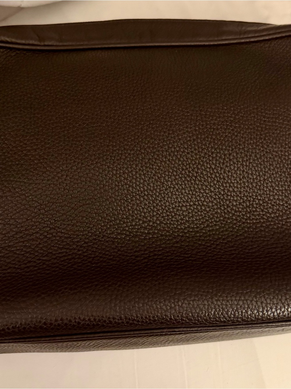BALLY Italy Dark Brown Leather Crossbody Messenger Bag - Picture 4 of 13